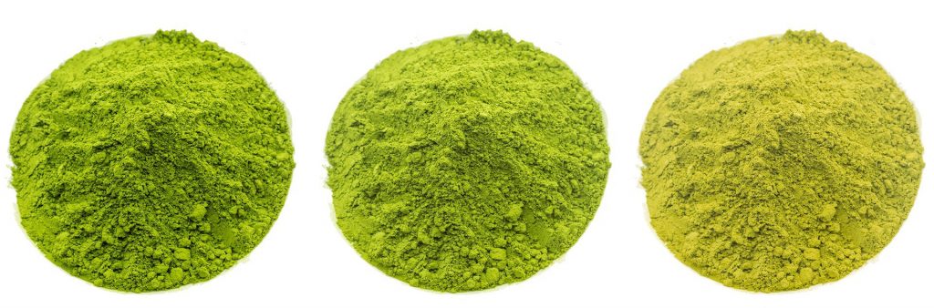 Good matcha green tea is a beautiful bright and vibrant green color 