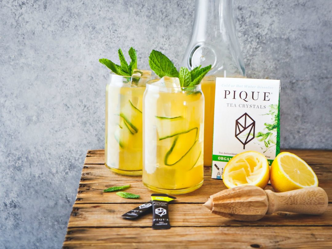 Cucumber Mint Green Tea Lemonade PIQUE