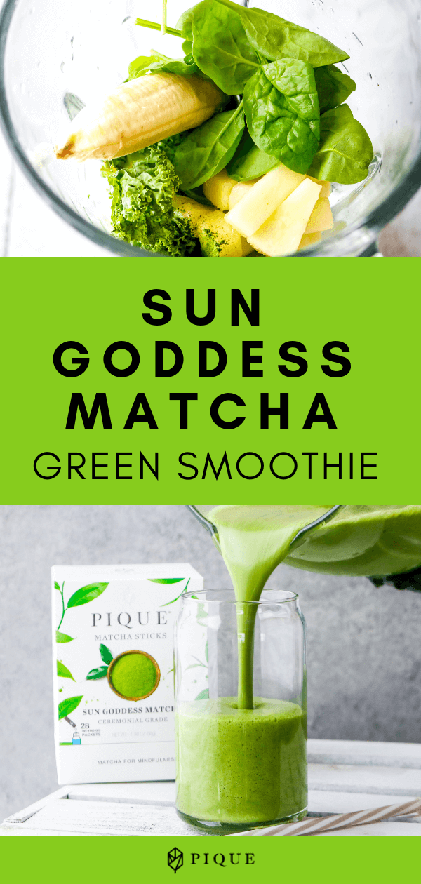 Sun Goddess Matcha Green Smoothie Pinterest