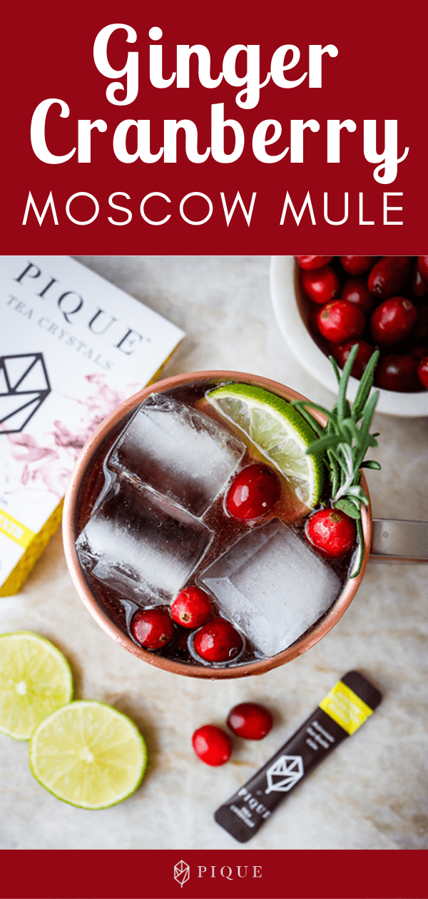 Ginger Cranberry Moscow Mule Pinterest