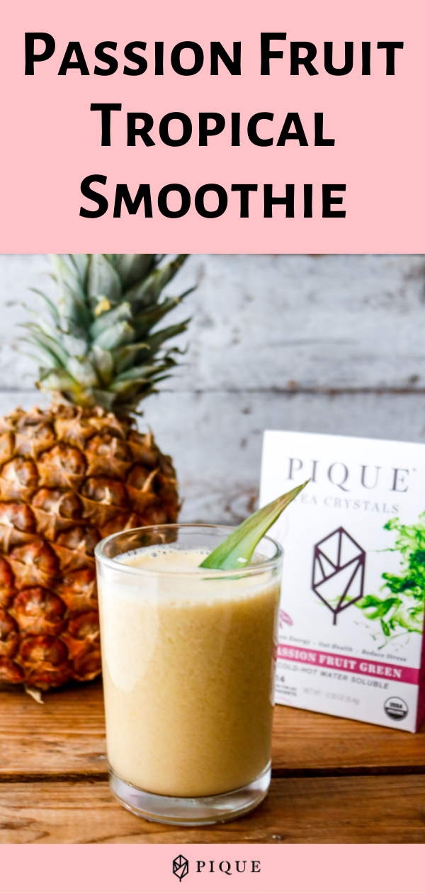 Passion Fruit Tropical Smoothie Pinterest