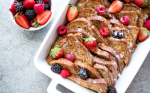 Hibiscus Berry French Toast Bake
