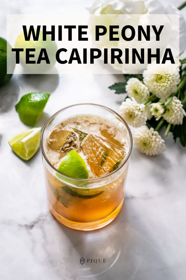 White Peony Tea Caipirinha Recipe