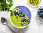 Matcha Blueberry Pea Flower Smoothie Bowl Recipe