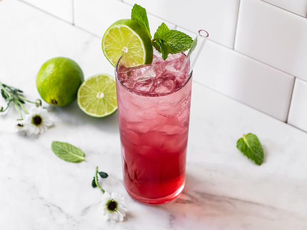 Cherry-Lime Sencha Energy Drink Recipe