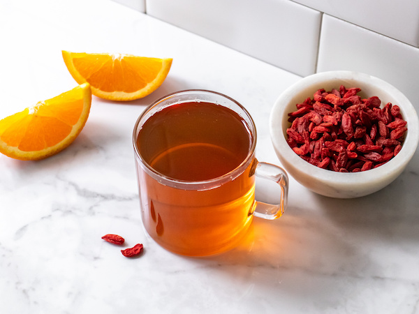 Goji Orange Pu'er Green Tea Recipe