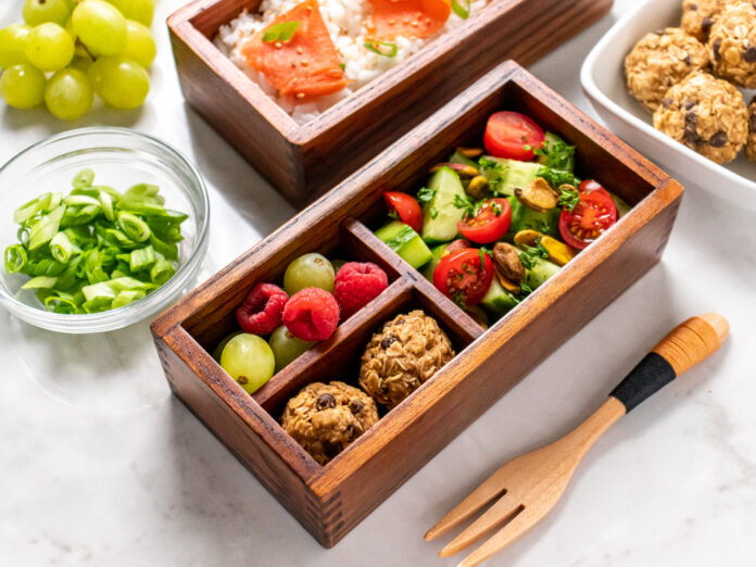 Pique Bento Box with Energy Bites
